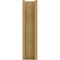 Ekena Millwork 6-in W x 20-in D x 24-in H Balboa Slat Rough Cedar Woodgrain TimberThane Outlooker, Primed Tan OUTUR060X20X24BOA24RCPR - alternate 4
